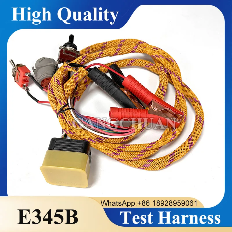 E345B Start Test Wiring Harness C7 C9 C13 Engine Diagnostic HarnessF for Caterpillar Cat Excavator Parts