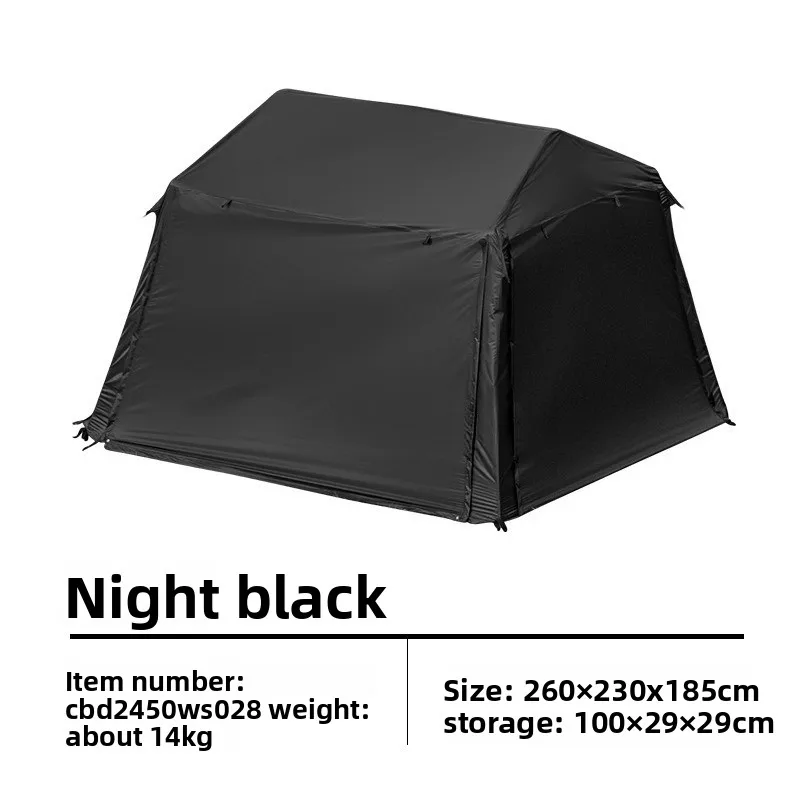 Outdoor camping tent quick open vinyl sun protection rain protection overnight camping