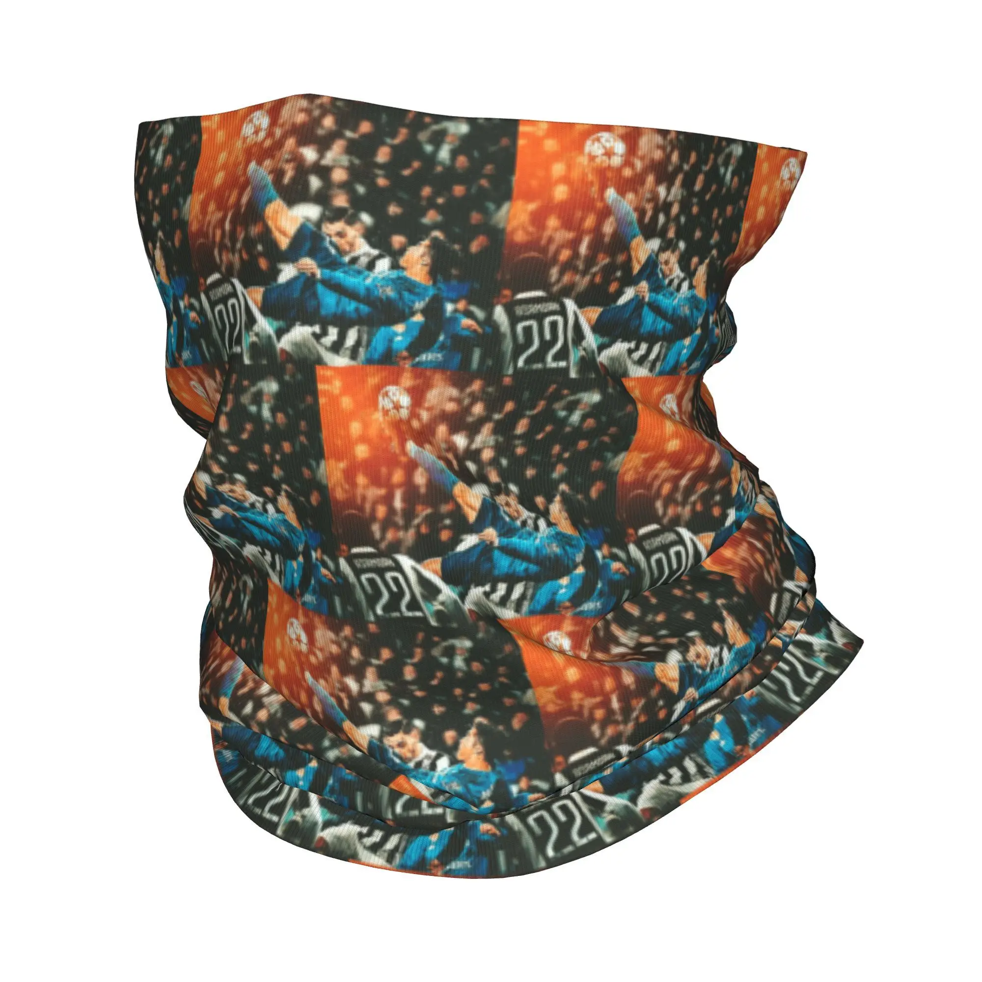 رونالدو دراجة ركلة المهارات أعظم باندانا غطاء الرقبة قناع مطبوع وشاح متعدد الوظائف عقال ركوب للجنسين الكبار قابل للغسل