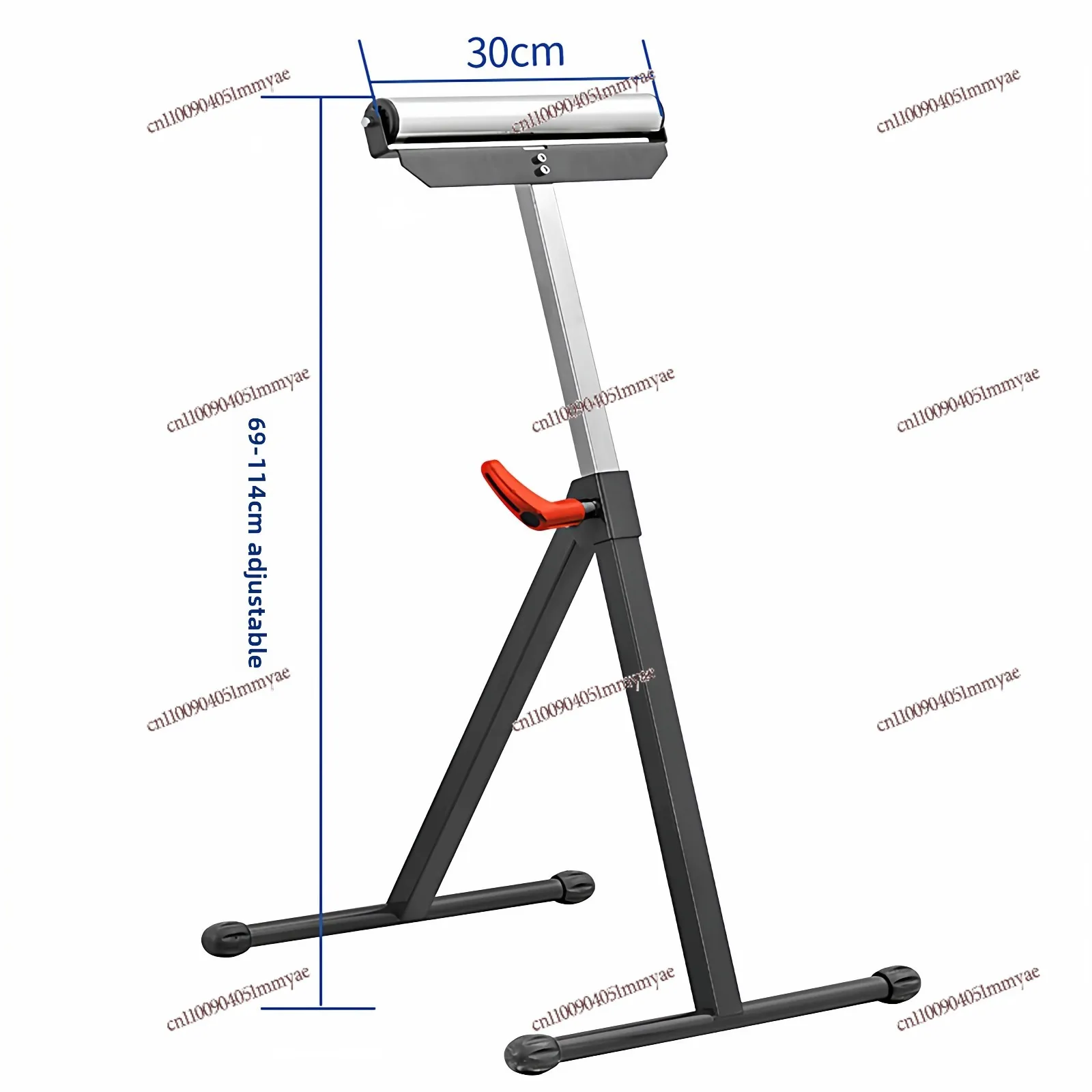 Roller bracket for single opening large plate support Push table saw Woodworking saw Cutting