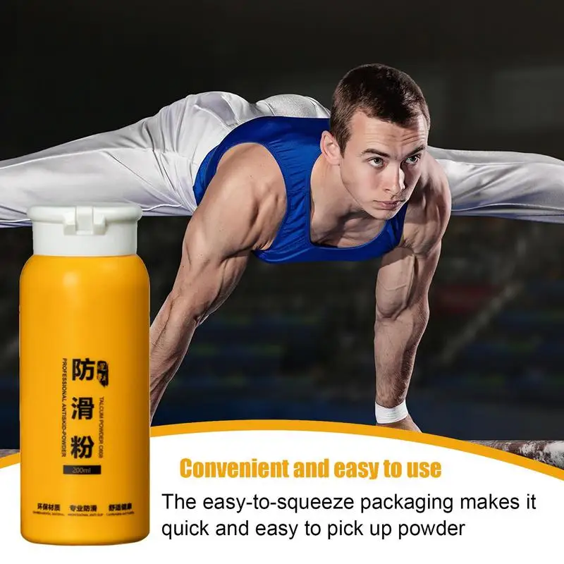 Workout Chalk 200ml Grip Chalk Powder Sweat-Resistant Loose Gym Chalk Magnesium Carbonate Chalk For Stronger Grip