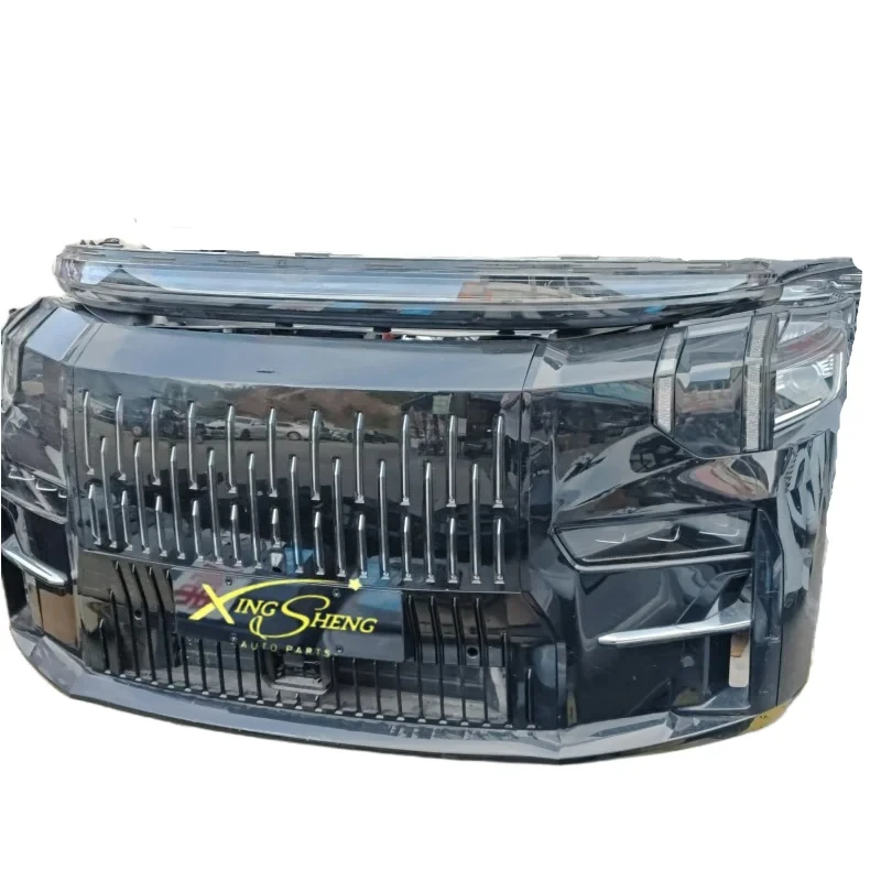 Original Complete Front Bumper and Grille for ZEEKR 009 Electric Fan Fender Headlight with Radar Harness Condition Used