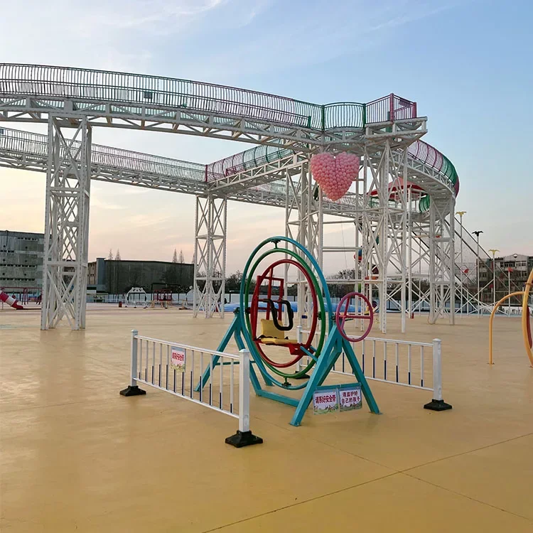 &Kids 3D Space Ring, Interactive & Fun Unpowered Playground Equipment for Amusement Parks & Outdoor Space