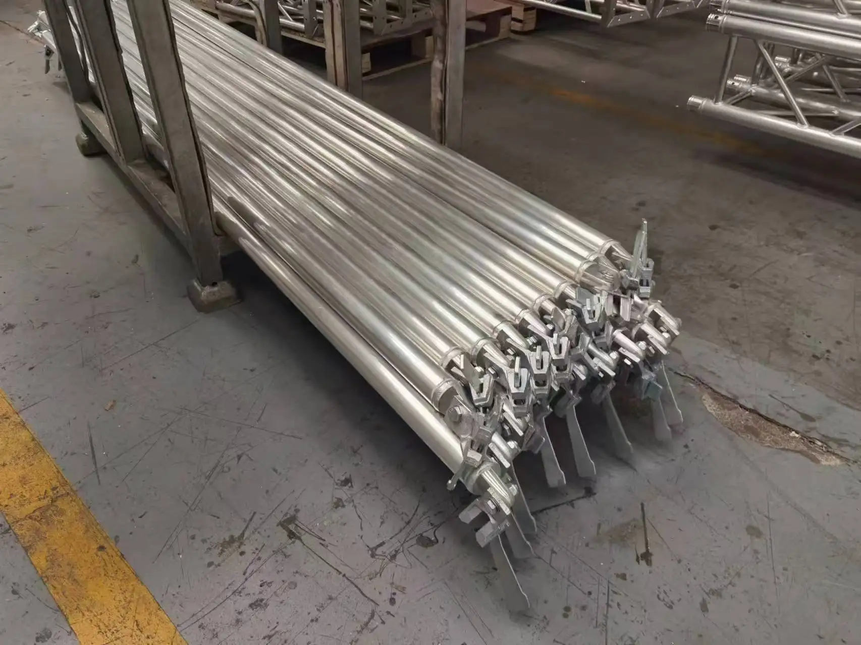 الصين المورد معدن الألومنيوم المحمولة السقالات للحفل على البيع دعم مخصص