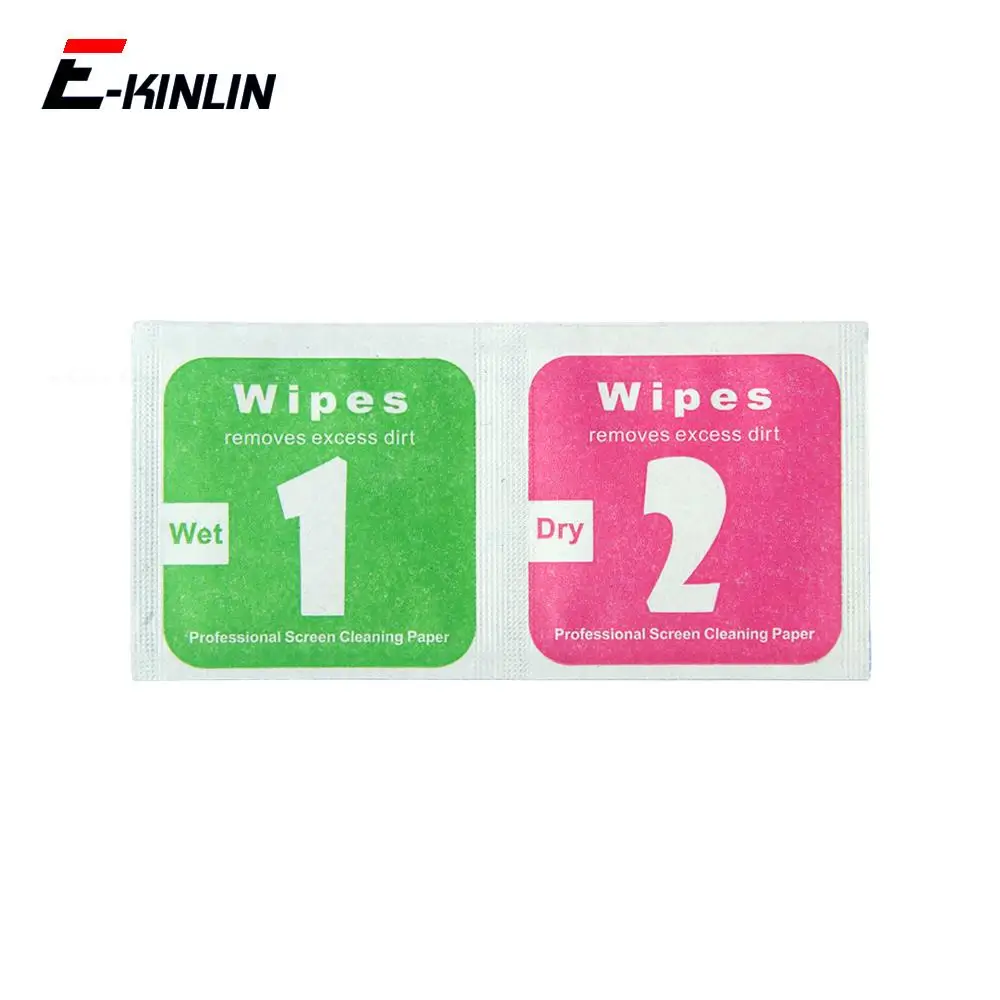 Clean Paper Dust Cleaning Screen Wipes Tempered Glass Wet Dry Cloth For iPhone Android Phone Mobile Phone SmartPhone for dji rc rc 2 puluz remote control screen tempered glass film transparent