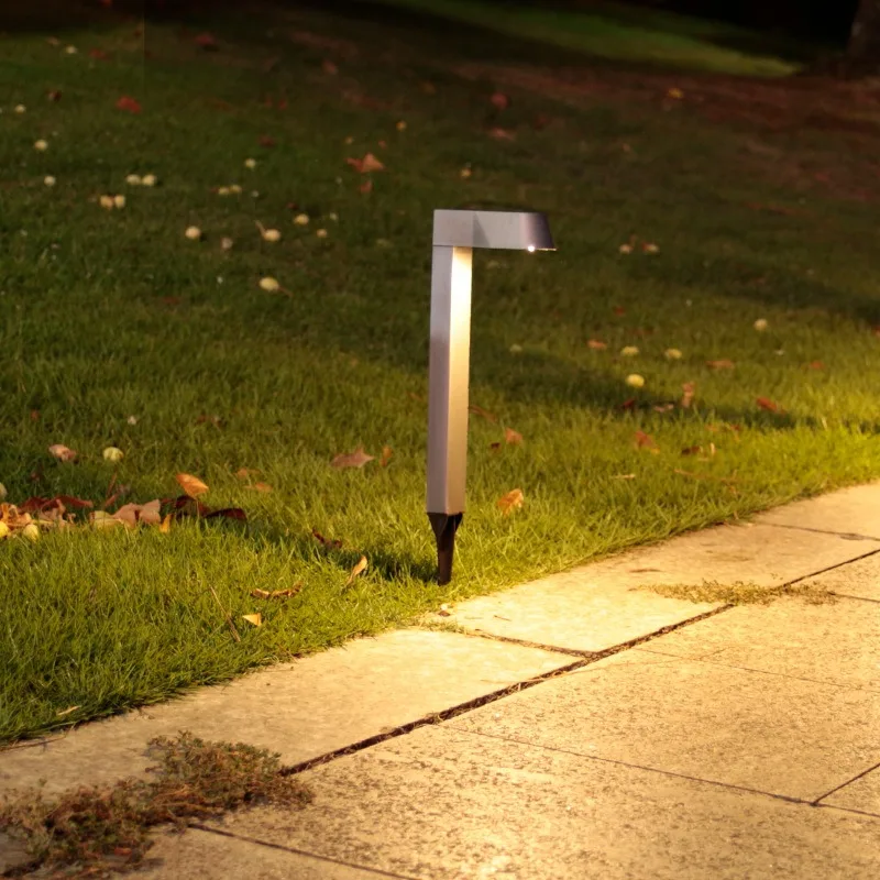 Imagem -05 - Impermeável Solar Pathway Lights Bright Solar Path Lights Jardim Lampu Outdoor Guide Light Decore para Sideway Driveway Walkway