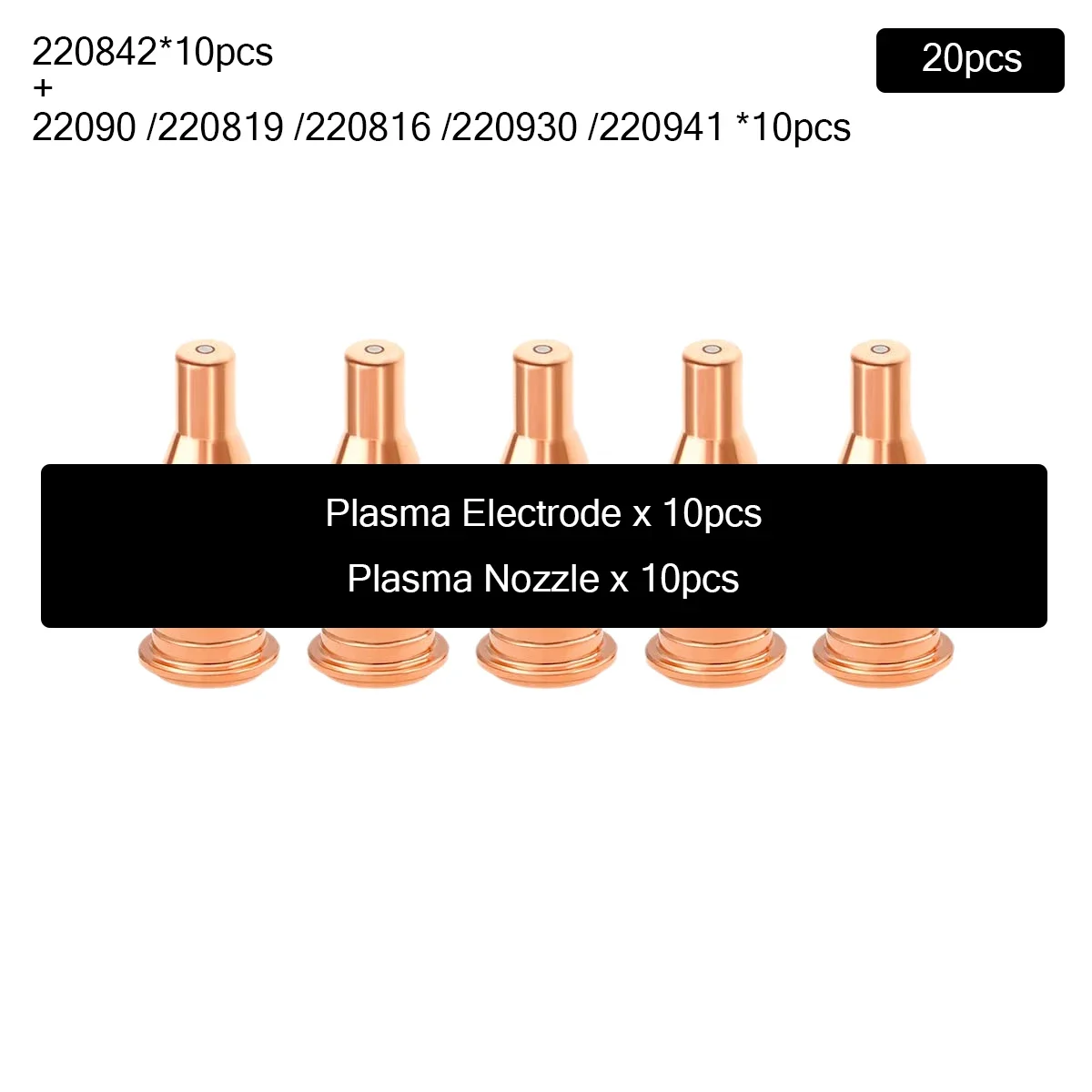 PMX 45XP 65 85 105 Electrode 220842 Nozzle 220930 220941 220819 220816 220990 Economic Pakcage (on selection) NEW