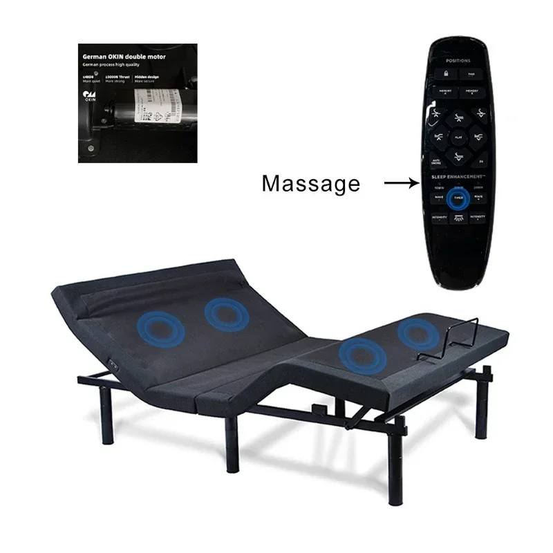 

bluetooth adjust single bed with led lights okin adjustable base adjustable frame with massage