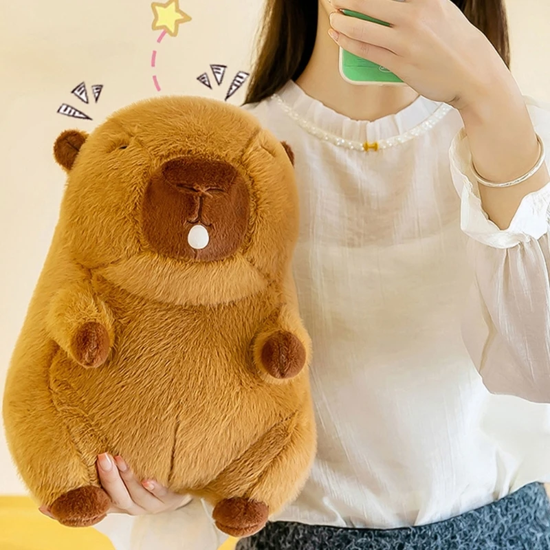 Stuffed Capybara Toy Stress Toy Christmas Gift Capybara for Kids Teenagers