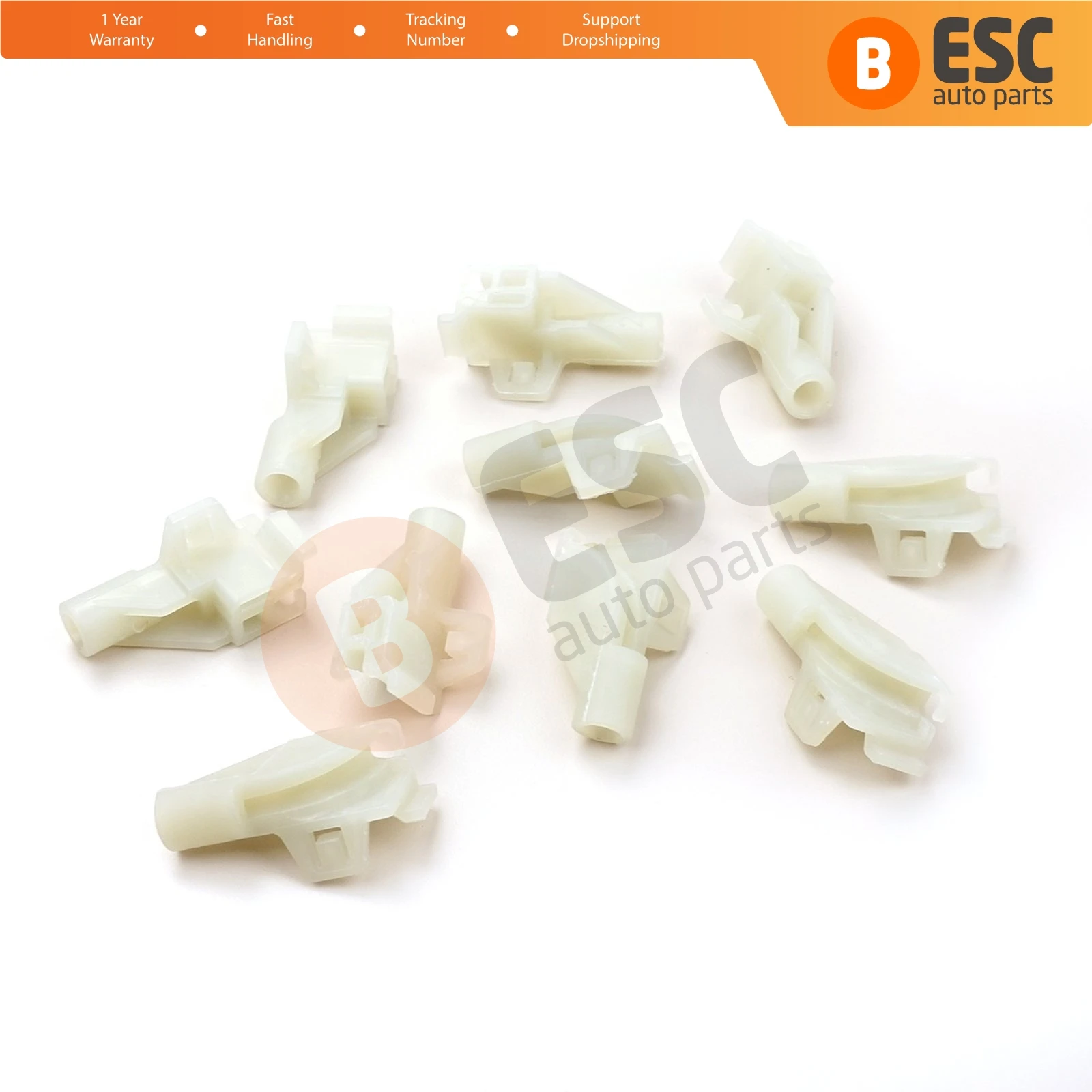 

ESC Auto Parts ECP037 10 Pieces Cable End Rope Dowel for Window Regulator Winder Mechanism Type BCP037 Fast Handling