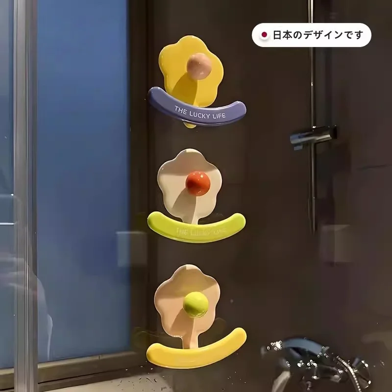 

Dopne Cute Hook Strong Load Bearing No Punching Home Batoom Clothes Hanging Hook Stiy Hook without Trace