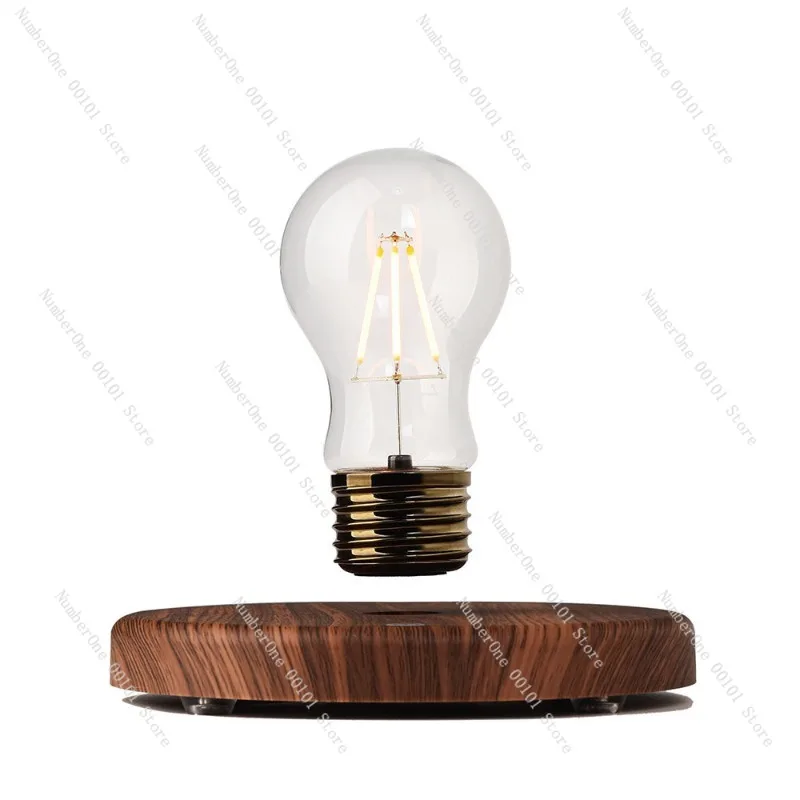Magnetic Levitation Light Bulb, Creative Floating Science Lamp for Bedroom Living Room Atmosphere Night Lighting