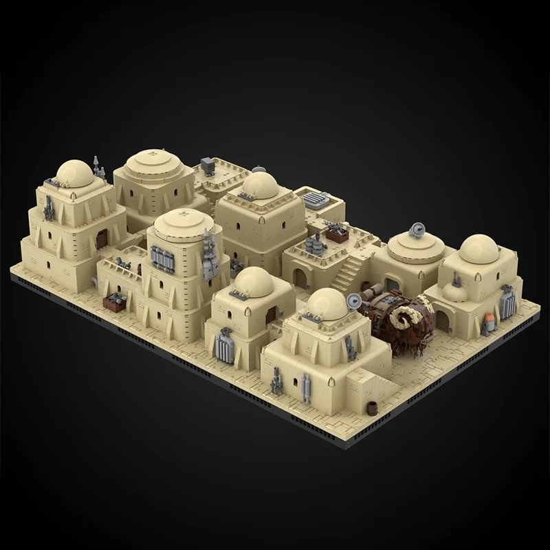 7449 قطعة MOC تاتوين موس إيسلي وحدات نجمة الصحراء نموذج اللبنات تجميع لتقوم بها بنفسك التعليم هدية الكريسماس لعبة الطوب للأطفال #6