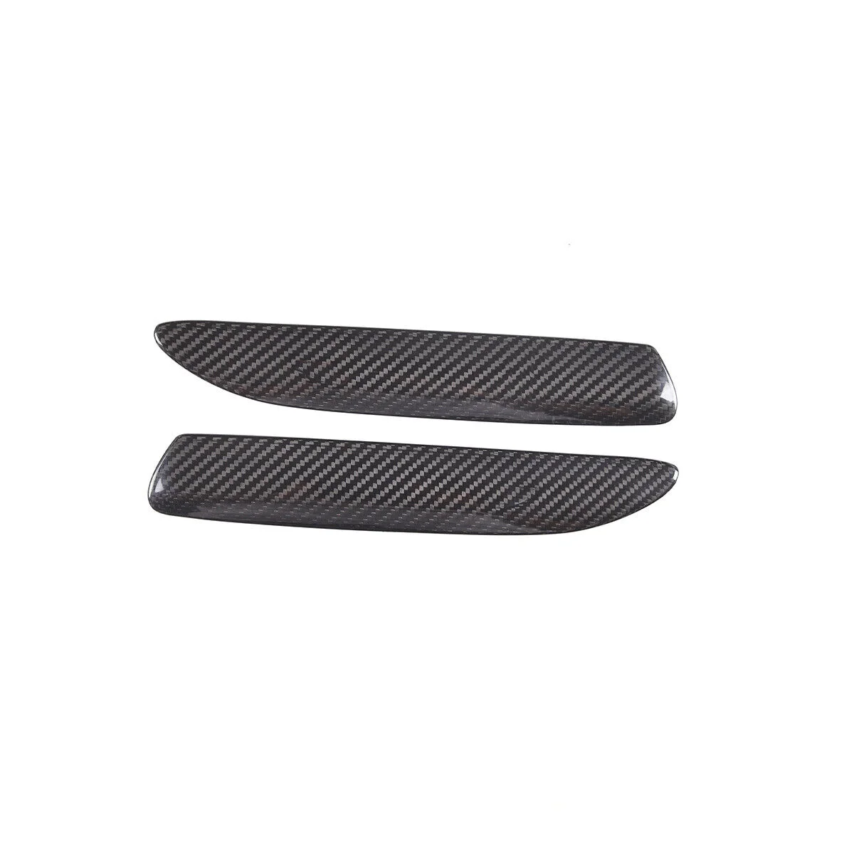 Real Dry Carbon Fiber Car Exterior Door Handle Cover Trim Fit For Porsche Taycan 911 2019-2022