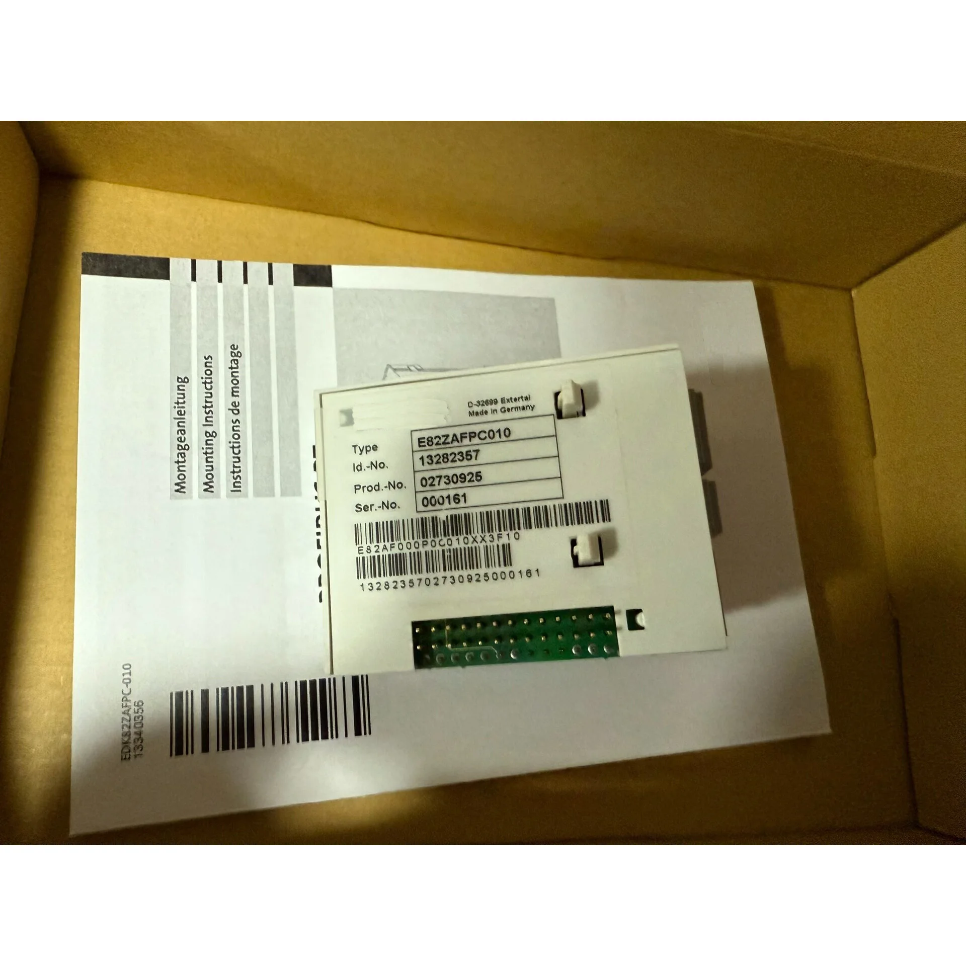 Bild 3: Neues Kommunikationsmodul E82ZAFPC010