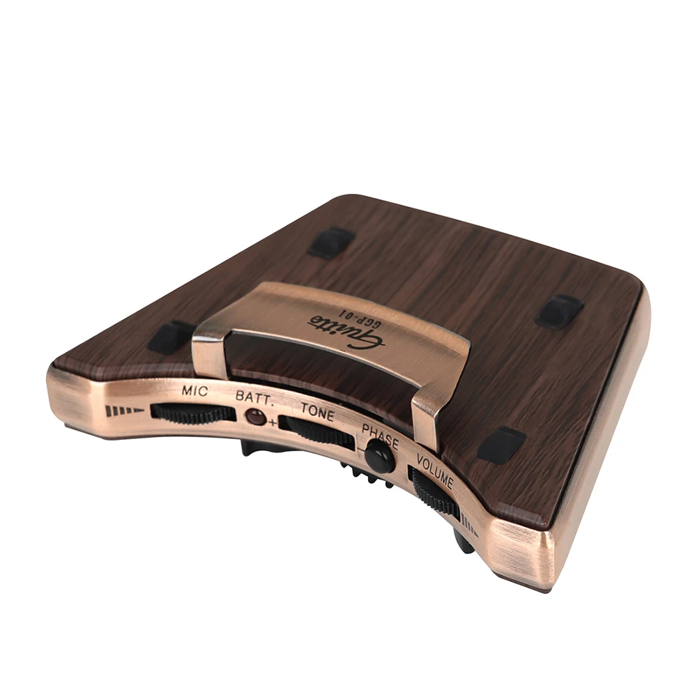 Classical Acoustic Guitar Pickup Open-Hole Free Resonant Punchboard Guitar External Dual Pickups Guitar Parts & Accessories