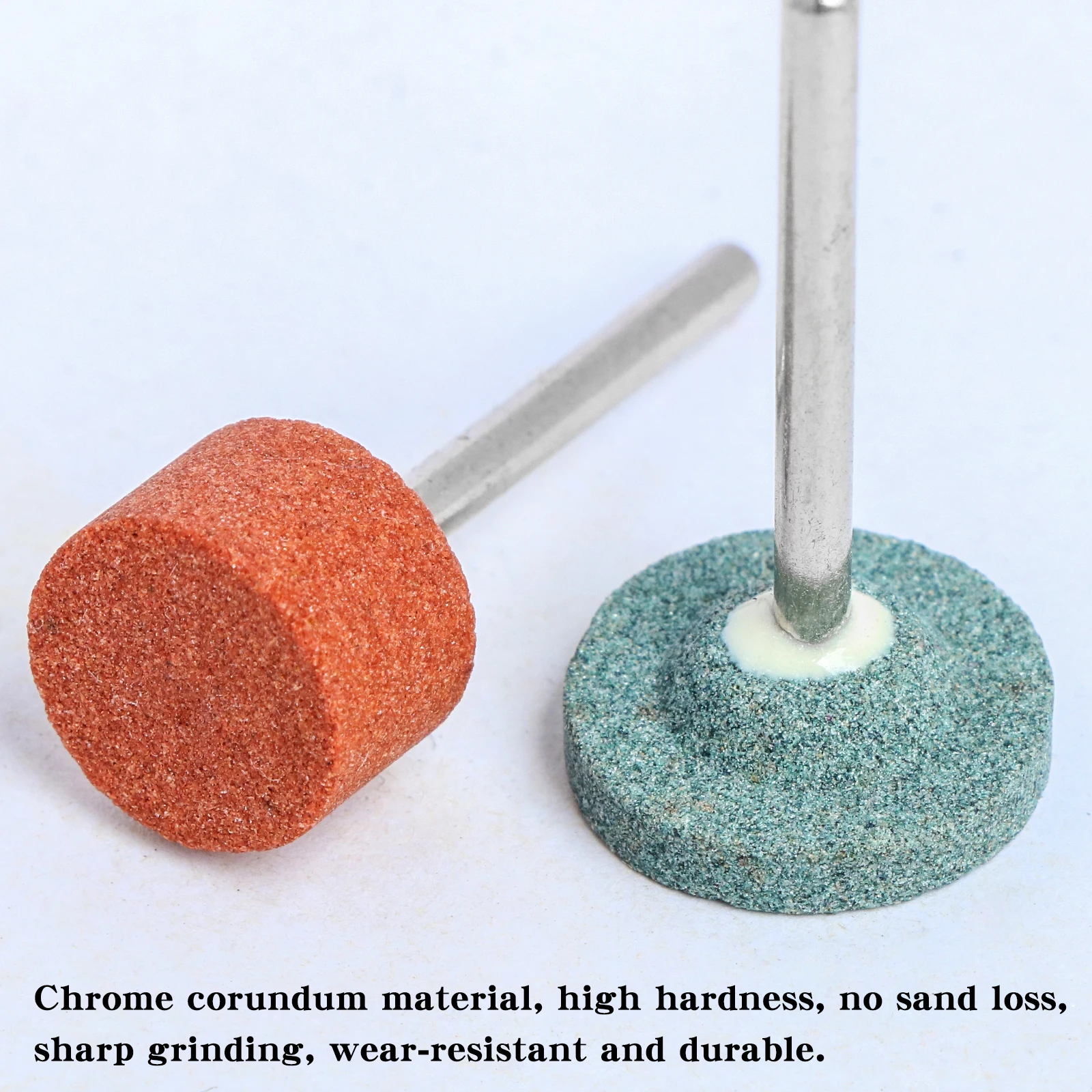 Abrasive Mounted Stone 10pcs 3mm Shank Grinding Head Stone Wheel For Rotary Tools Accessories