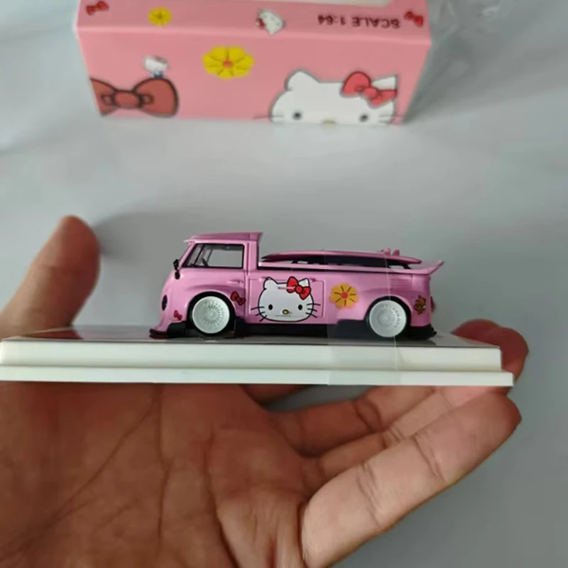 Flame Diecast 1/64 Scale LF T1 Van Pickup Truck Kombi Wide-body Alloy Car Model Adult Boy Toys Collectibles Souvenirs Gifts