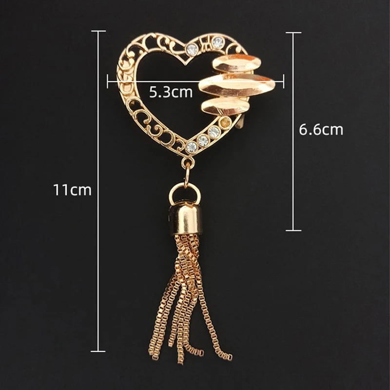 Fashion Geometric Metal Bag Decoration Buckle Tassel Pendant Buckle For Handbag Purse Hardware DIY Crafts Bag Accessories