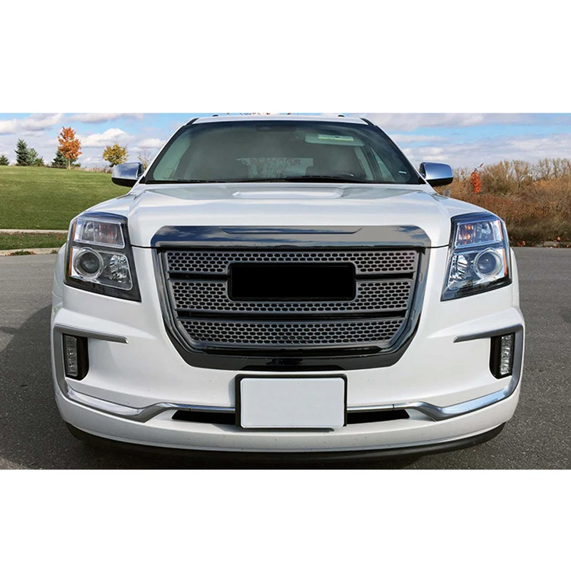 

Honeycomb Front Radiator Grille Air Inlet Mesh Grille for 2016-2017 GMC Terrain Denali Style Front Bumper Grille Assembly