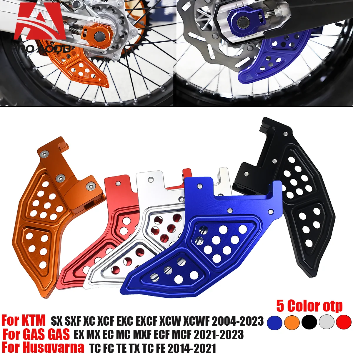 

Durable Motorcycle Rear Brake Disc Guard For KTM SX SX-F XC XC-F EXC EXC-F XC-W XCF-W Six Days TPI 125-530 2004-2023 etc