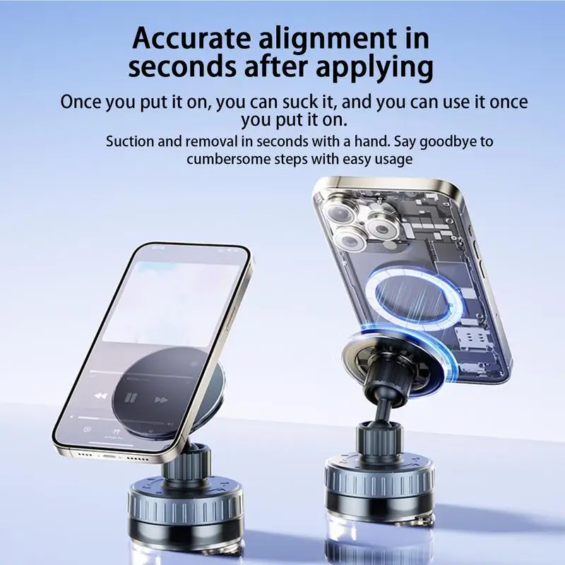 For Home Magnet Phone Holder Magnetic Cell Phone Mount Strong Rotatable Automobile Phone Cradles For Desk Tabletop Car Dashboard