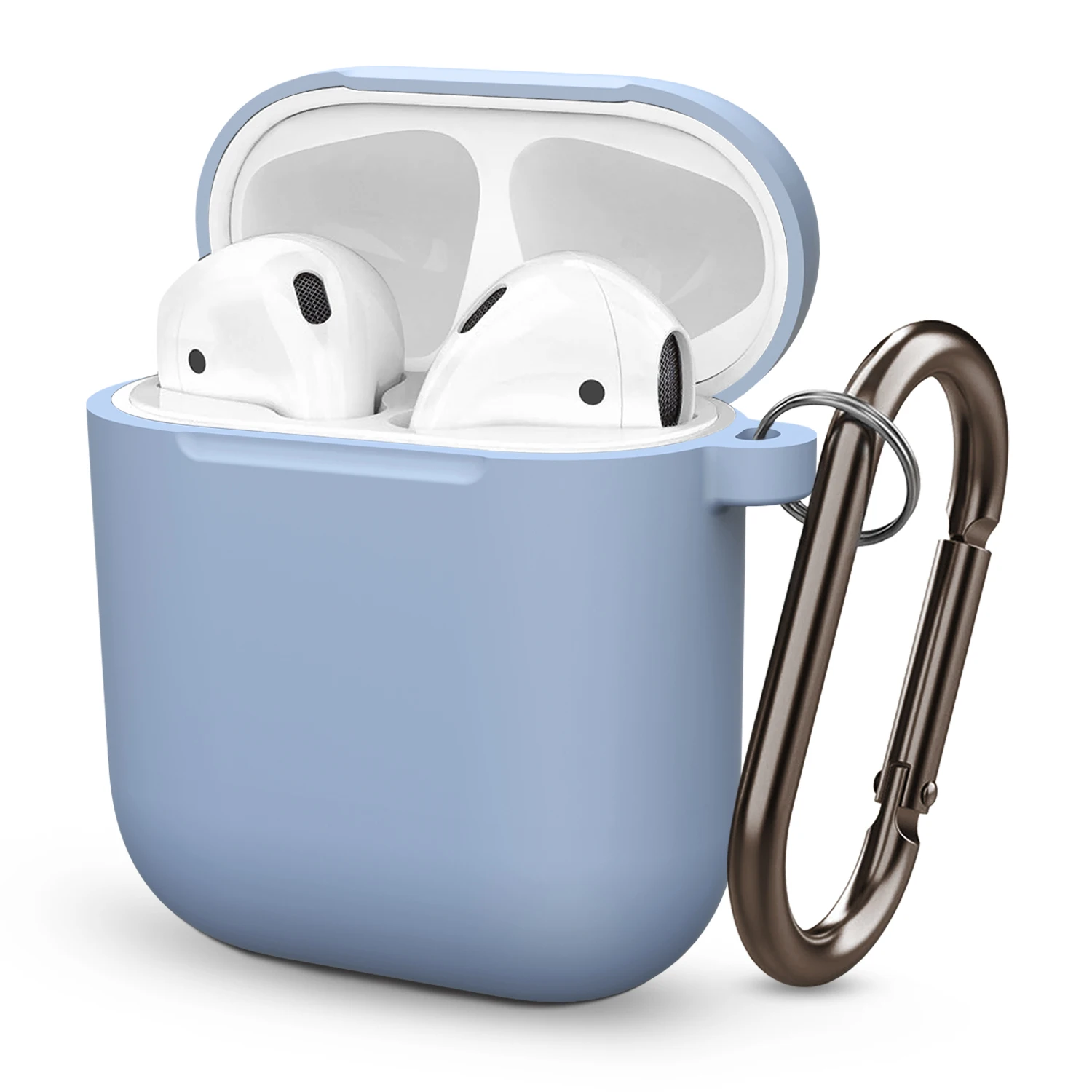 Silicone Cases For AirPods 1st 2nd gen Cover Protective Wireless Bluetooth Earphones Case For Apple AirPods 1 2 Case Accessories