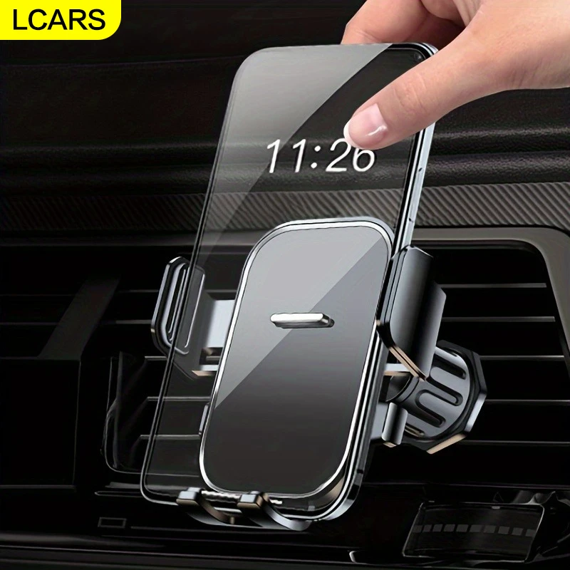 Lcars Auto-Handyhalterung, Mittelkonsolen-Lüftungsschlitz-Handyhalterung für Navigation