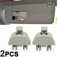 Apktnka 2x Sun Visor Hook Clips Hanger Holder Buckle Bracket For VW Passat Polo Up! Skoda Citigo Rapid Seat MII OE# 6RD857561