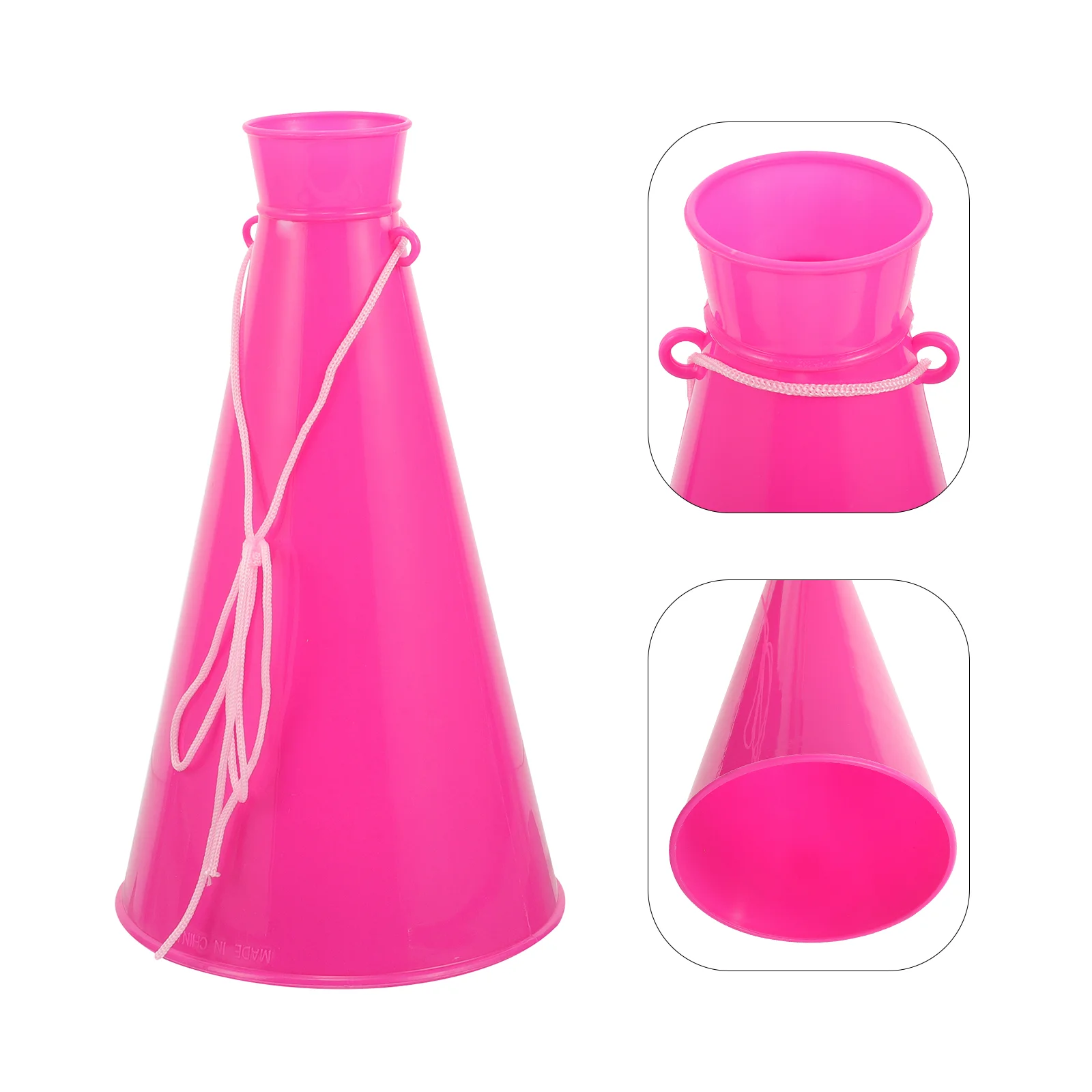 Mini Megaphones Speaker Cheer Cheering Horn Microphone for Portable Plastic Toy Rosy Noise Maker