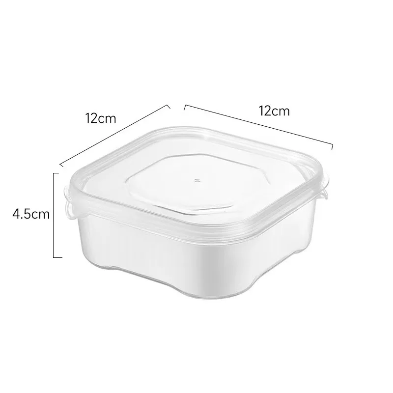 350ml Fresh-keeping Storage Box Stackable Food Storage Box for Meal Prep and Ingredient Organization In Fridge or Freezer