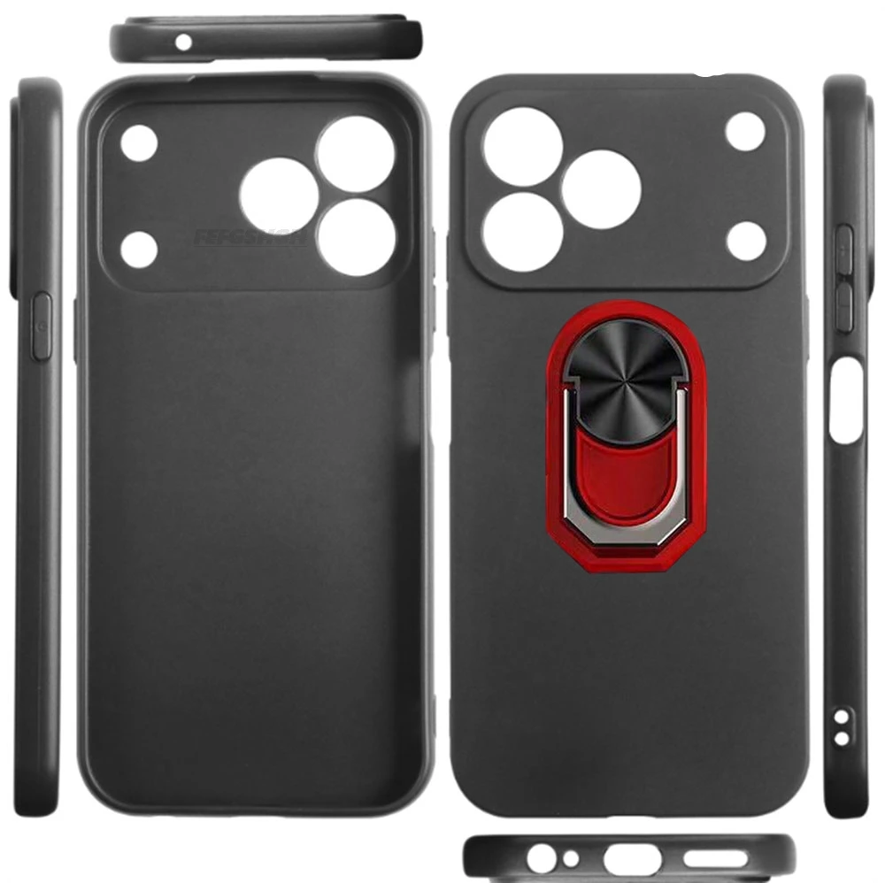 For ZTE Nubia V80 Design High Back Finger Ring Soft TPU Silicone Case On NubiaV80Design BladeV80 Blade V80 Vita Phone Cover