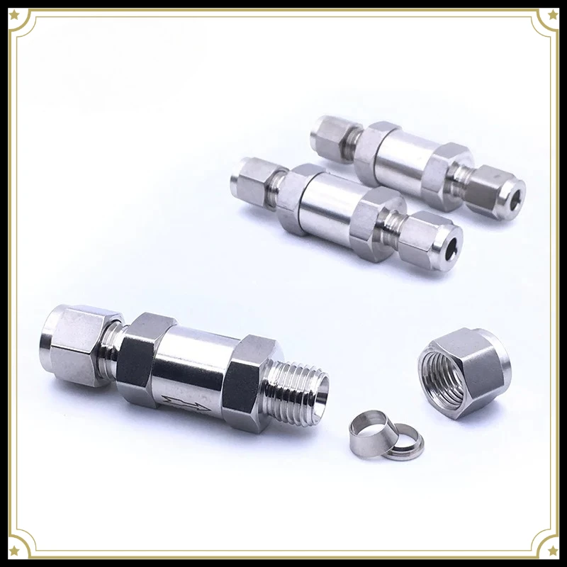 1PC New Check Valve 304 Stainless Steel 3-18mm 1/8