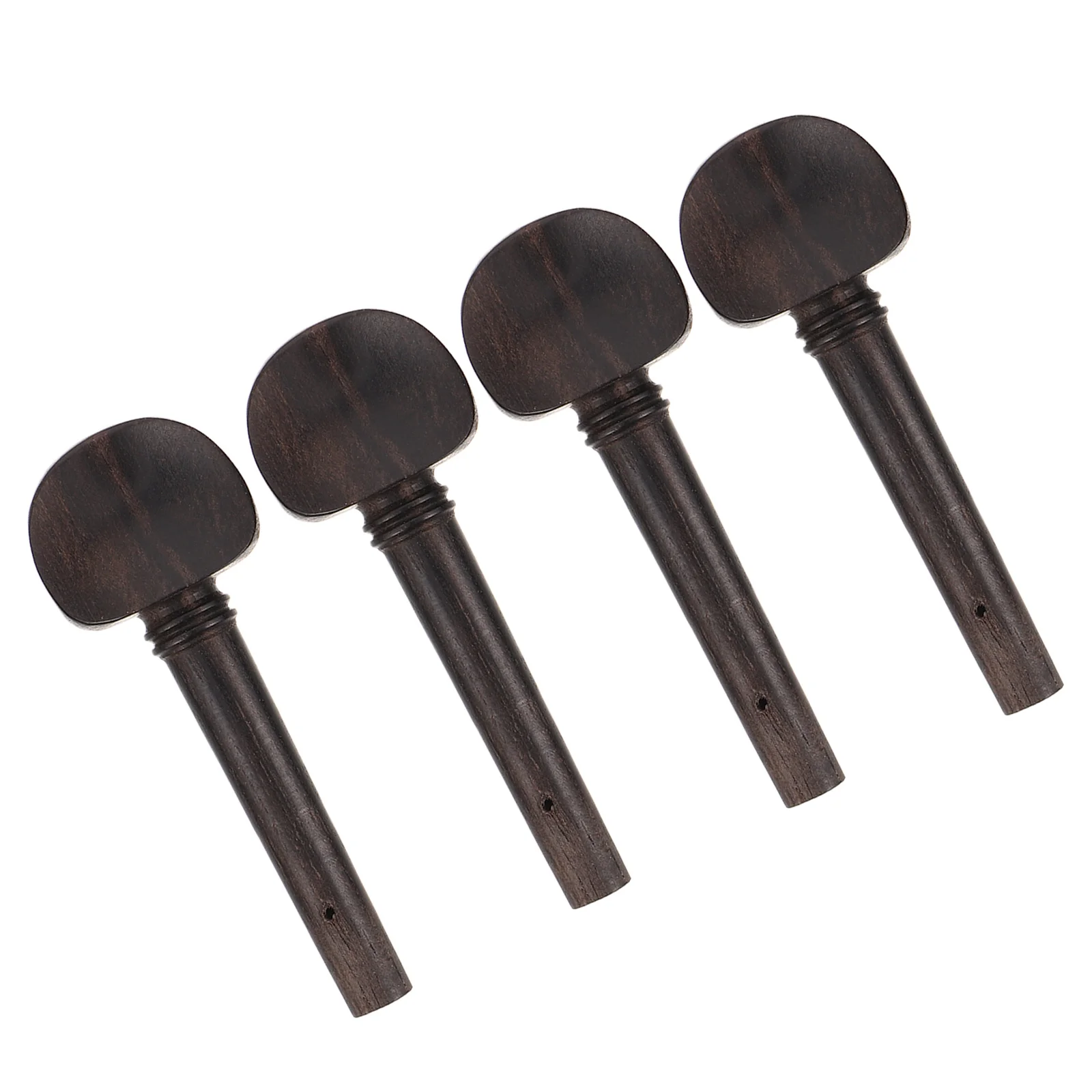 

4 Pcs Violin Tuning Nail Instrument Accessories Replacement Pegs Tuner for Ebony Fittings