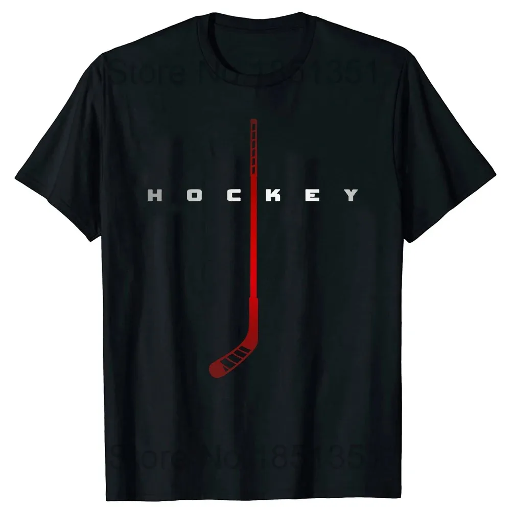 Funny Hockey Player Retro Goalkeeper O-Neck Cotton T Shirt Men Casual Short Sleeve Tees Tops Harajuku Streetwear T-shirt