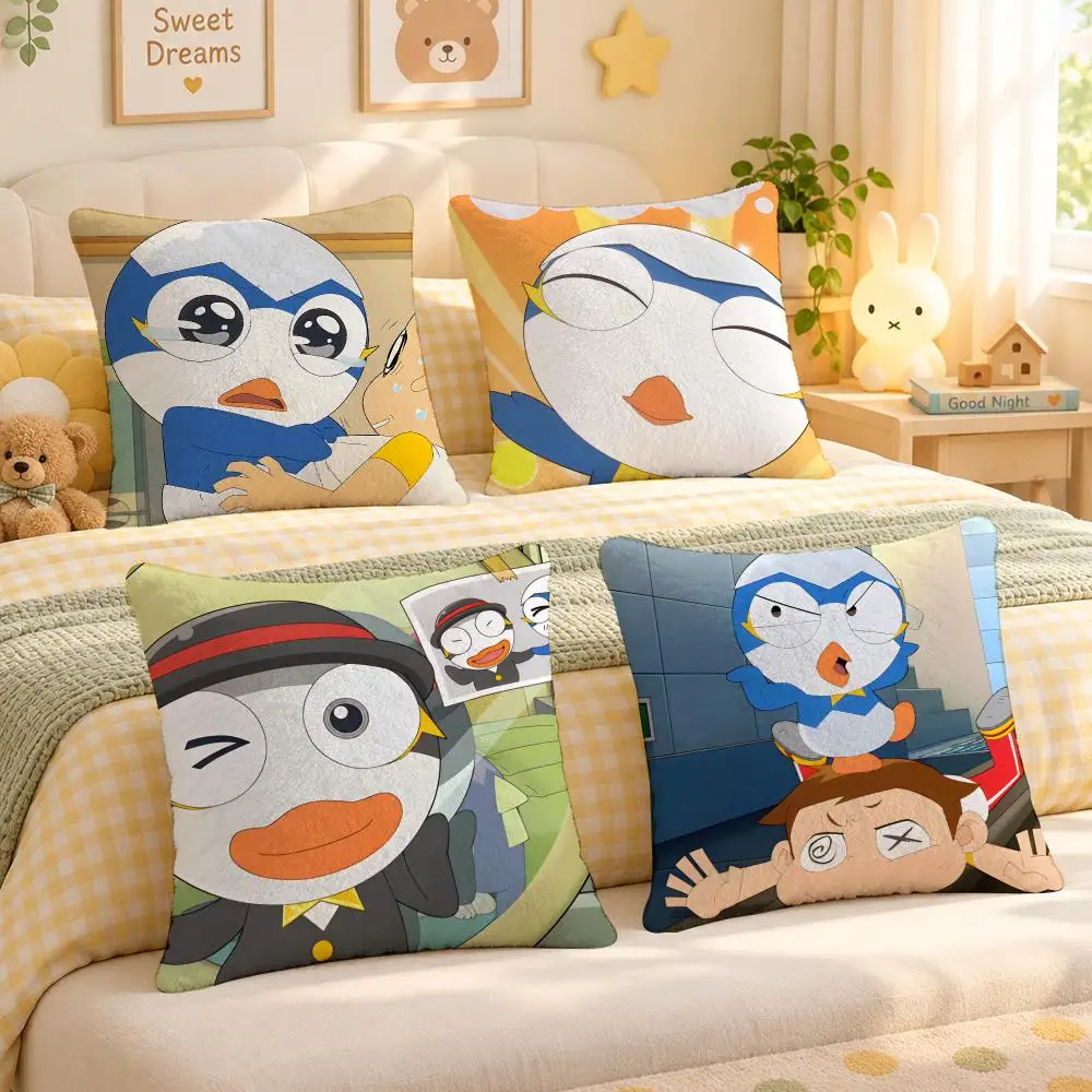 Cartoon Ayo Meteornaut Cute Cushion Cover Personalized Soft Plush Pillow Living Room Home Sofa Bedroom Office Car Cushion