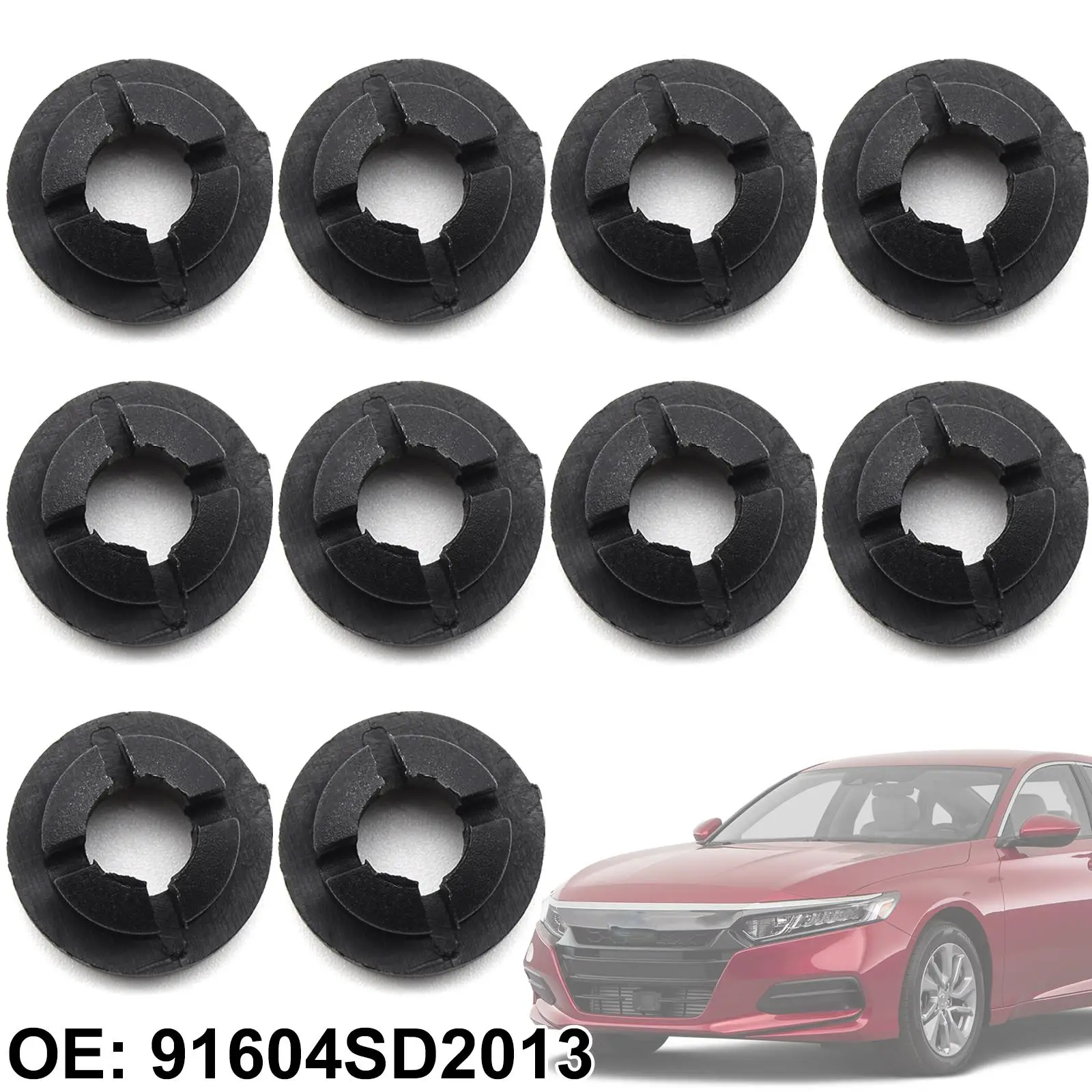 10x For Honda Accord CR-V Odyssey Civic Fit For Acura Integra RSX Car Hood Rod Clip Support Prop Grommet Clips 91604SD2013 Parts