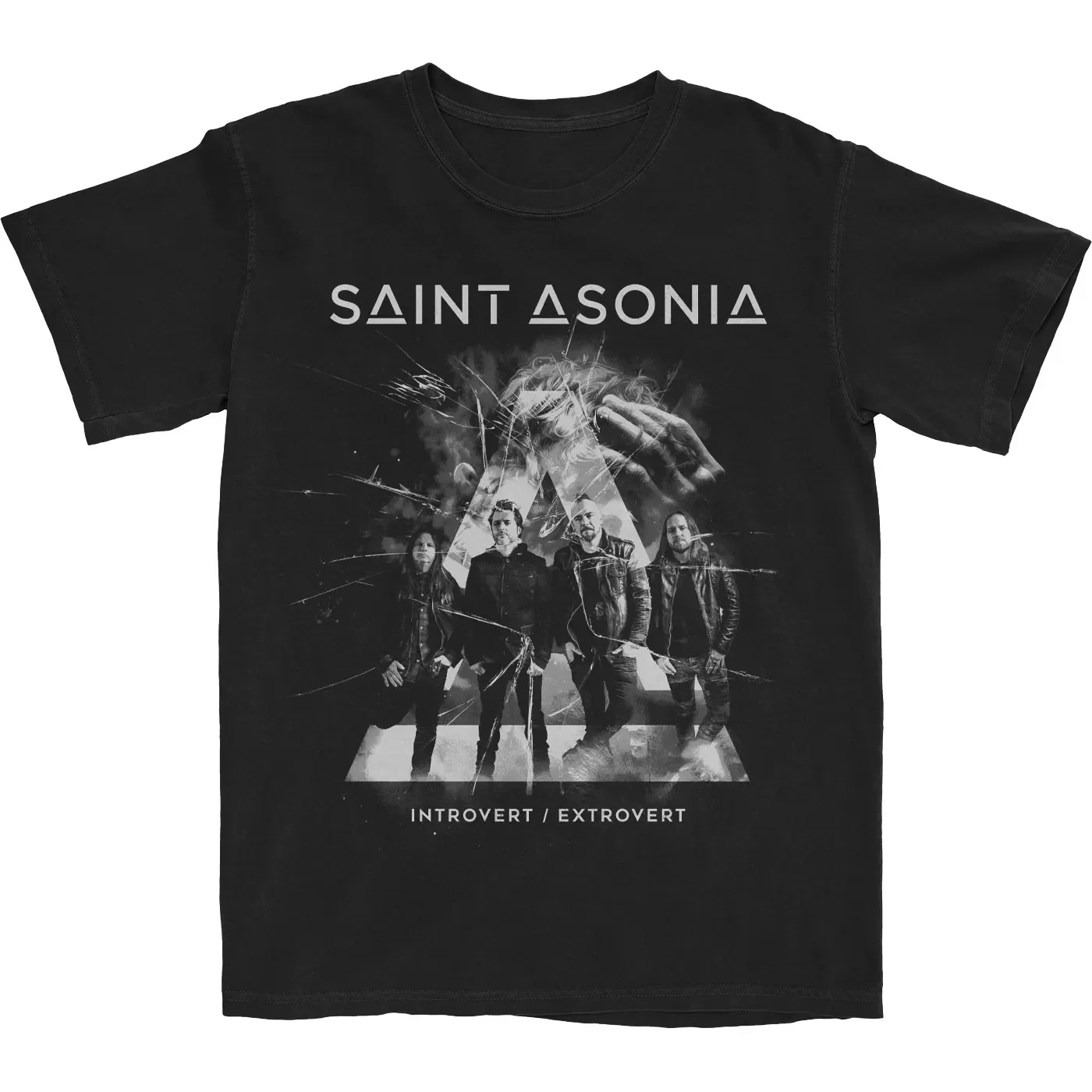 Saint Asonia Band - Broken GlassTee Shirt Black Unisex S-5XL 1V0264