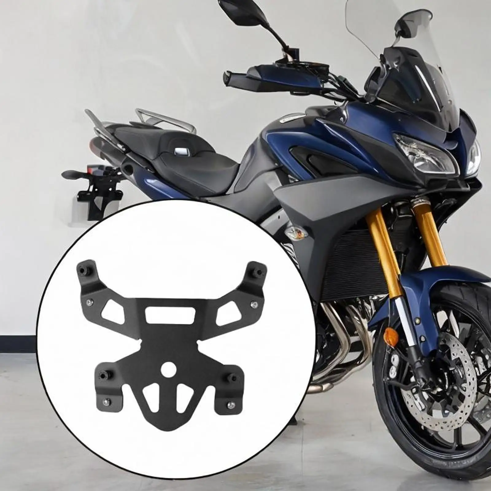 

Motorcycle Windscreen Extended Bracket Sturdy Aluminum Riser Frame for Yamaha TRACER 9 GT Wind Protection Kit