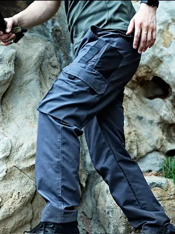 New Tactical Work Pants Men Outdoor Cargo Trousers Multi-pocket Waterproof Pant Autumn Spring Outdoor Workwear Hiking Trousers