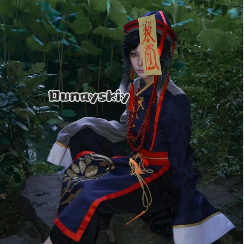 LWW30*Ryūnosukee Cos Akutagawa Kostüm Chinesischer Geister-Zombie Horror-Stil Neues Outfit Qipao Cheongsam Cosplay Anime Hunde