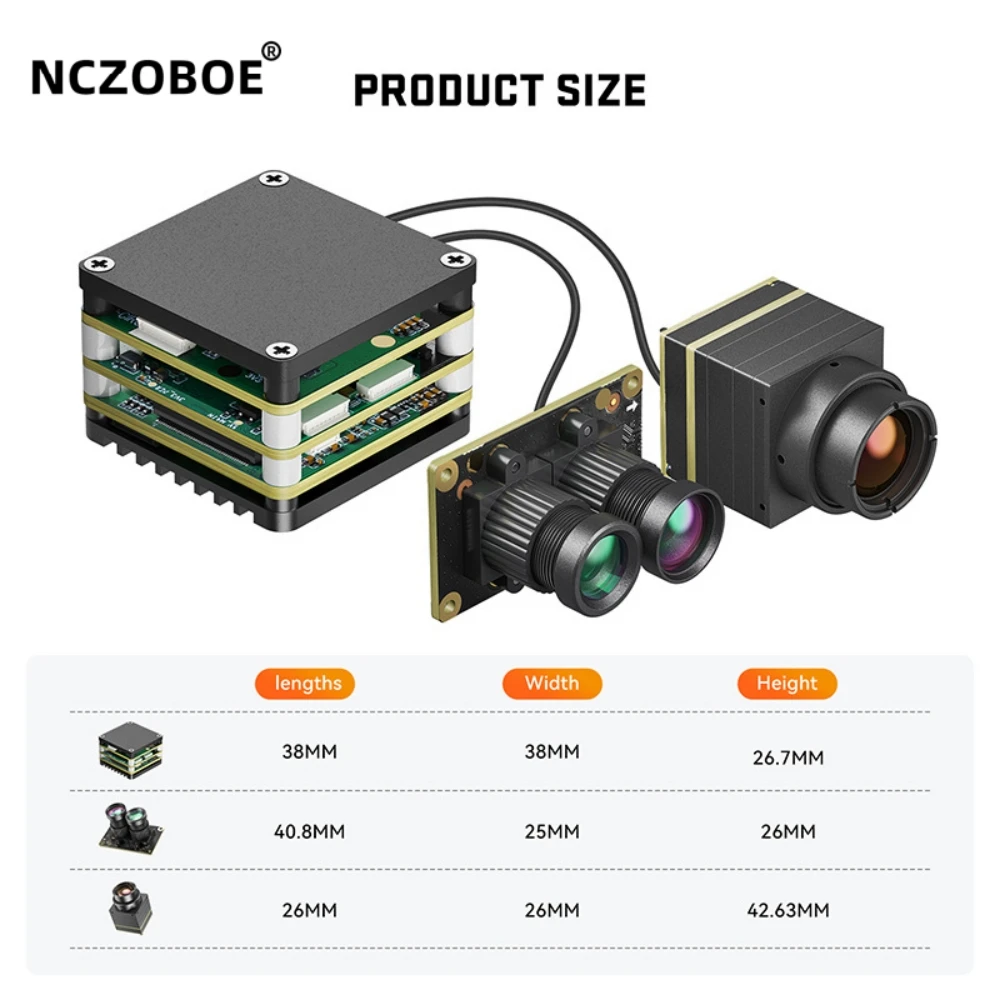 

NCZOBOE горячая распродажа FPV модуль AI двойные камеры многоцелевая автоматическая блокировка отслеживание ударов траверс FPV