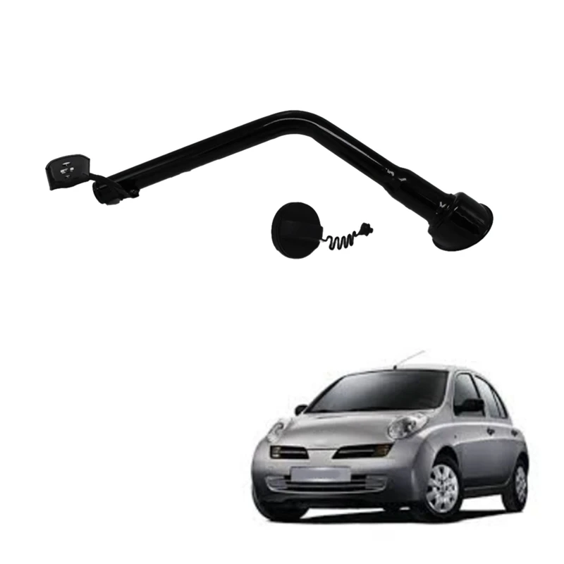 Car Fuel Tank Filler Neck Pipe With Fuel Tank Cap 17221-BC40A For Nissan Micra K12 2003-2011 Car Accessories