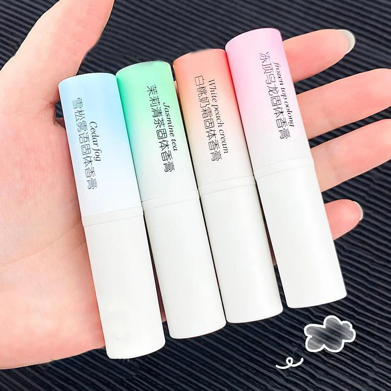 Body Aroma Balm Fragrances Portable Solid Perfume Fruit Fragrances Long Lasting Aroma Deodorant Fruit Flavor Perfumes Stick