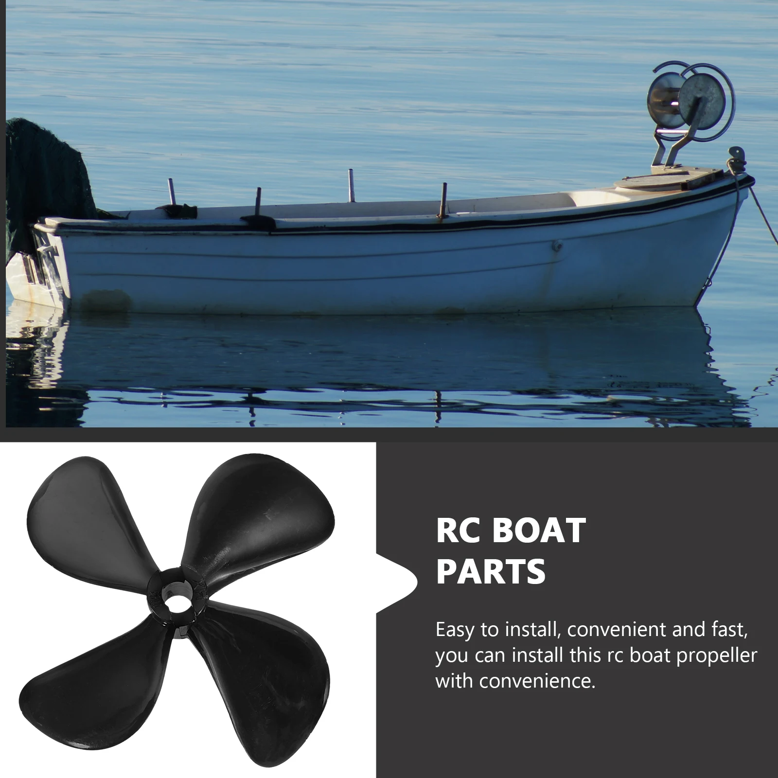 

RC Propeller Replacement Plastic Propellers for Remote Control Boats High Performance Small Boat Propeller
