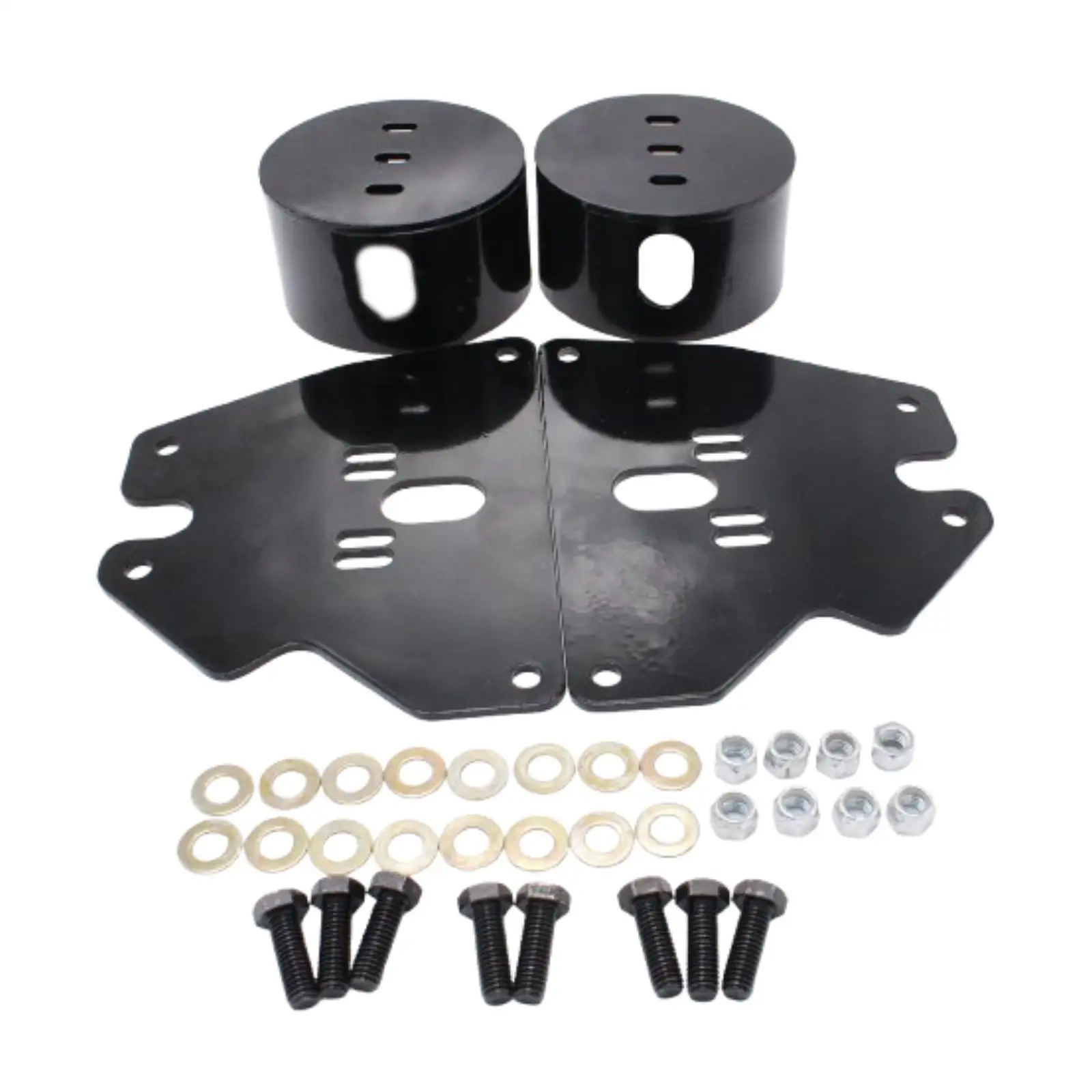 Front Air Ride Suspension Bracket Set Accessories Compatible Steel Easy