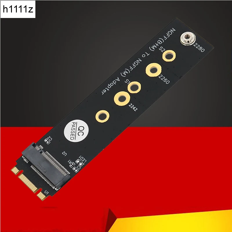 Adapter NVME M.2 B+M Key to M Key SSD Adapter Riser Board Converter Karta rozszerzeń 2242 2260 2280 NGFF M.2 NVME PCIE SSD
