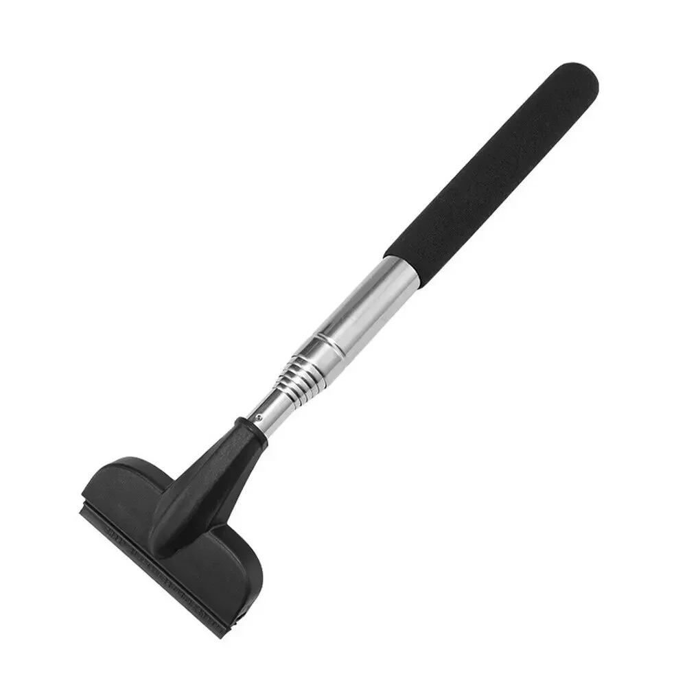 Portable Windshield Cleaning Tool Wiper with Extendable Handle Extendable Rearview Mirror Water Suction Scraper for Car Mirror
