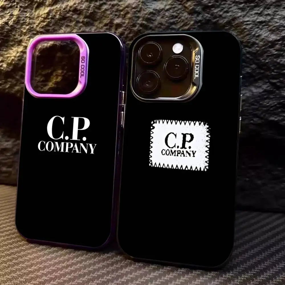 C-ComPanys-Luxury-C-Cp Phone Cases For IPhone 17 16 15 14 13 12 11 Plus Pro Max Pro Color Matte Cover