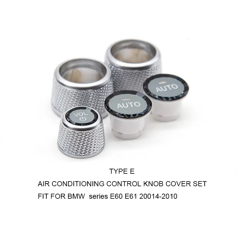 Crystal Car Volume Air Conditioning Control Knob Button Cover Replacement For BMW F30 F10 F25 F15 F02 G20 G30 G01G02 E60 E61